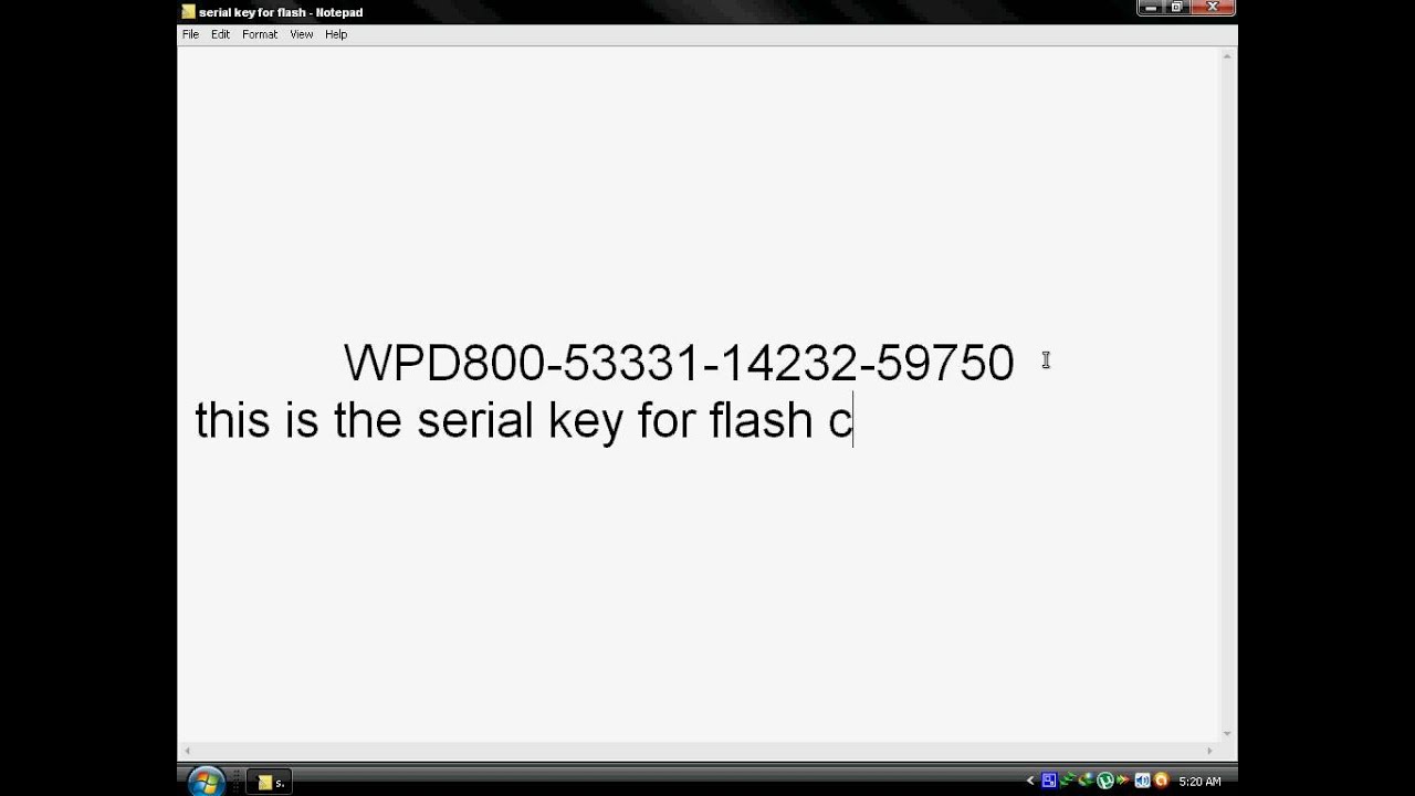 adobe flash cs6 valid serial number